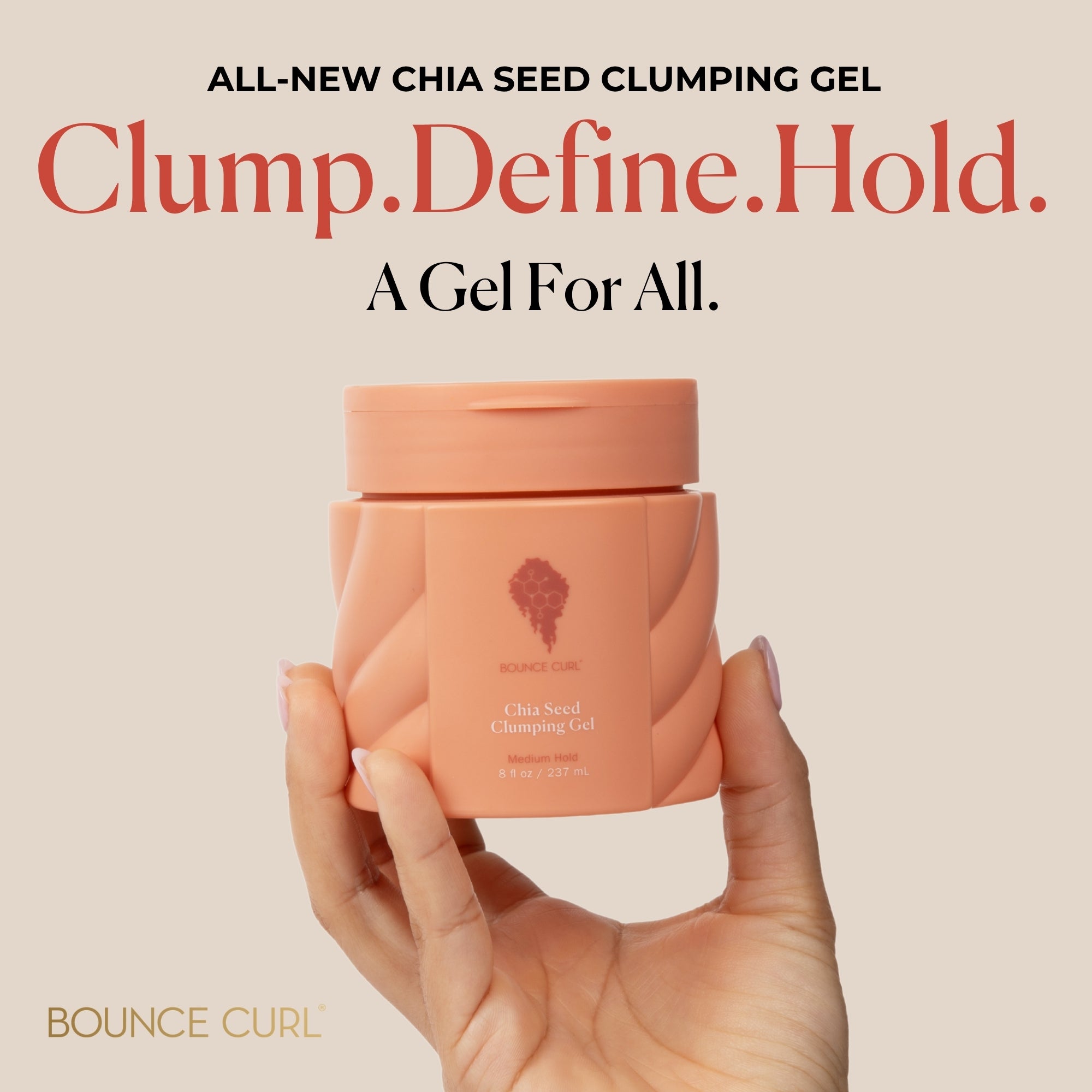 Bounce Curl Chia Seed Clumping Gel
