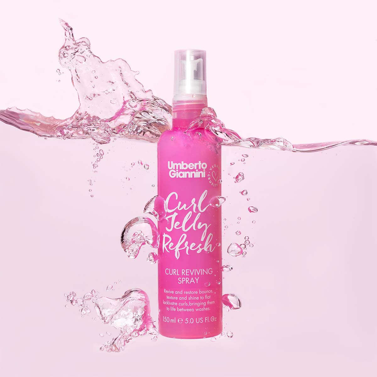 Umberto Giannini Curl Jelly Refresh Spray with UV filter