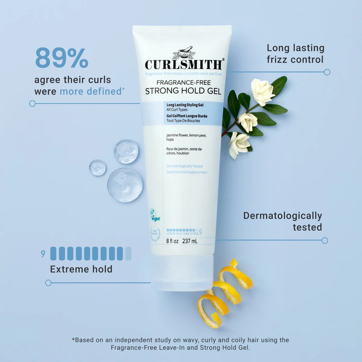 Curlsmith Fragrance-Free Strong Hold Gel