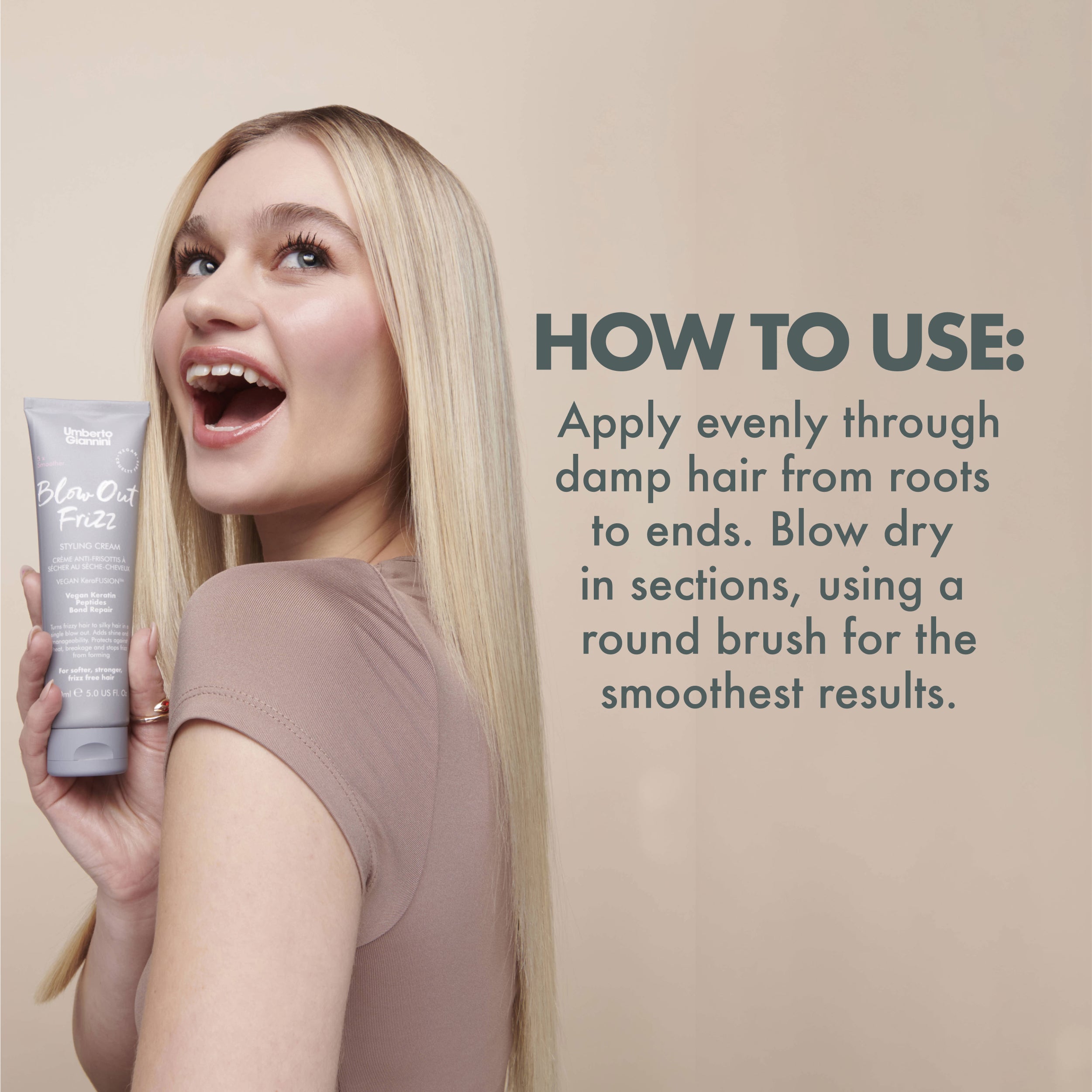 Umberto Giannini Anti-Frizz Blow Out Frizz Cream