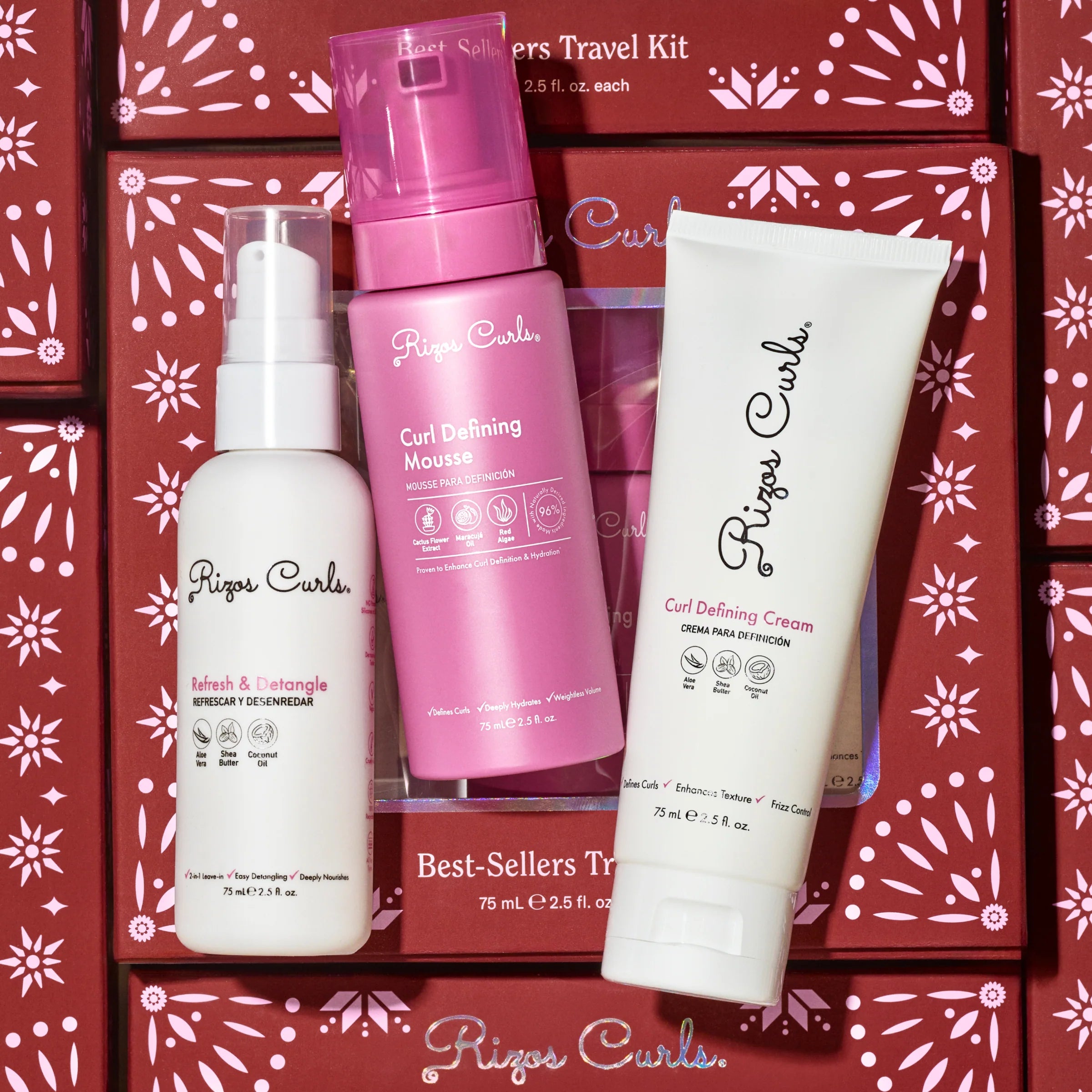 Rizos Curls Bestsellerių dovanų rinkinys