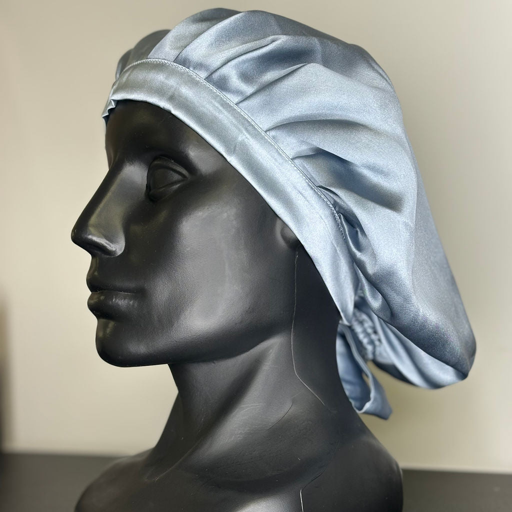 Adjustable silk bonnet