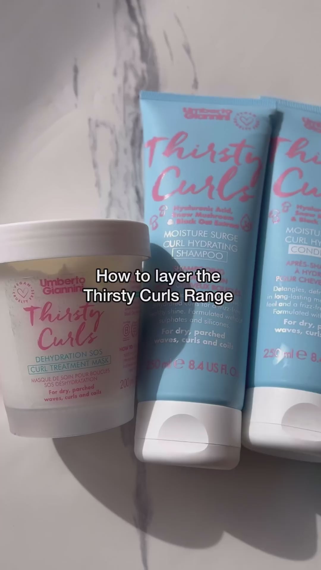 Umberto Giannini Thirsty Curls Moisture Surge Curl Hydrating Conditioner