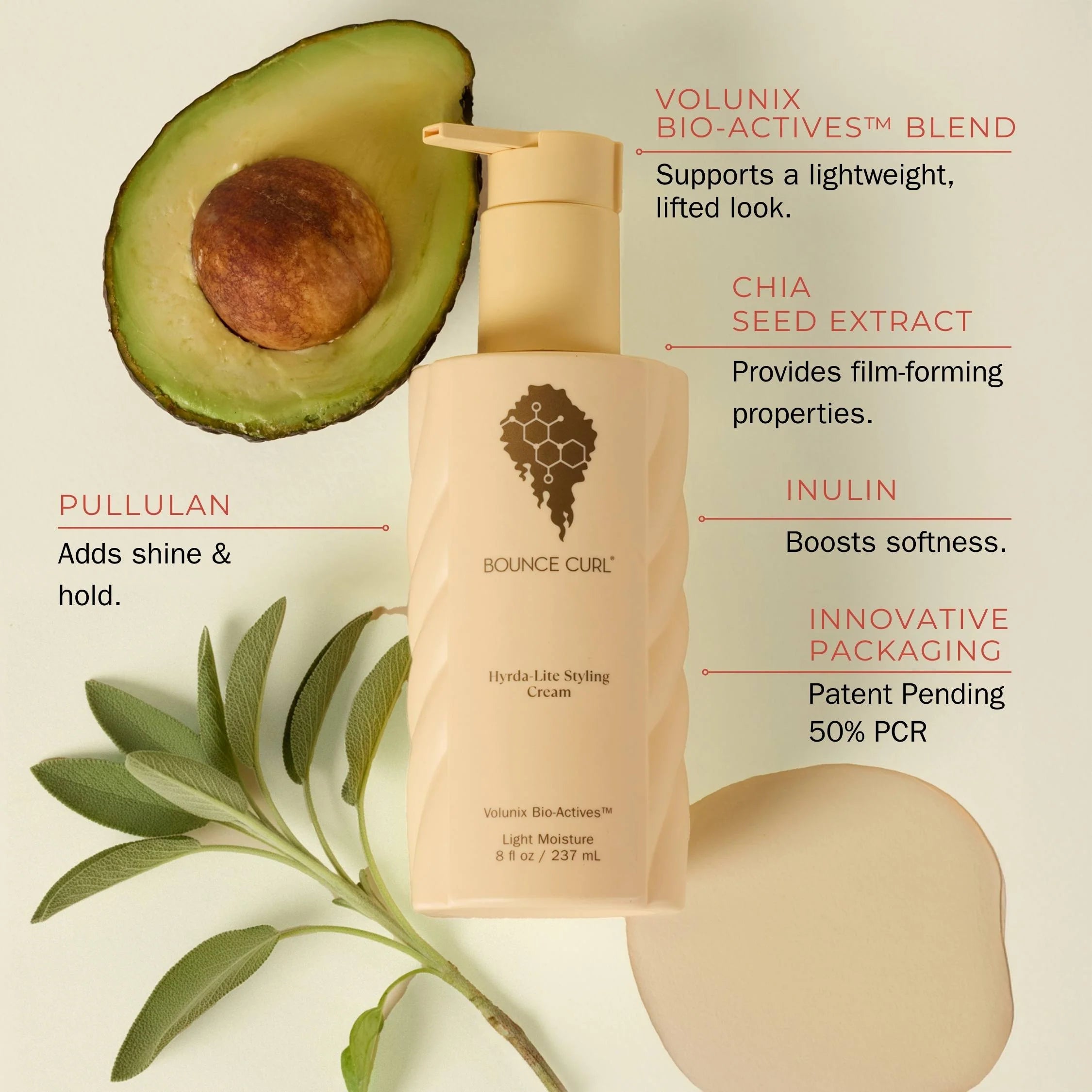 Bounce Curl Hydra-Lite Styling Cream | Weightless collection