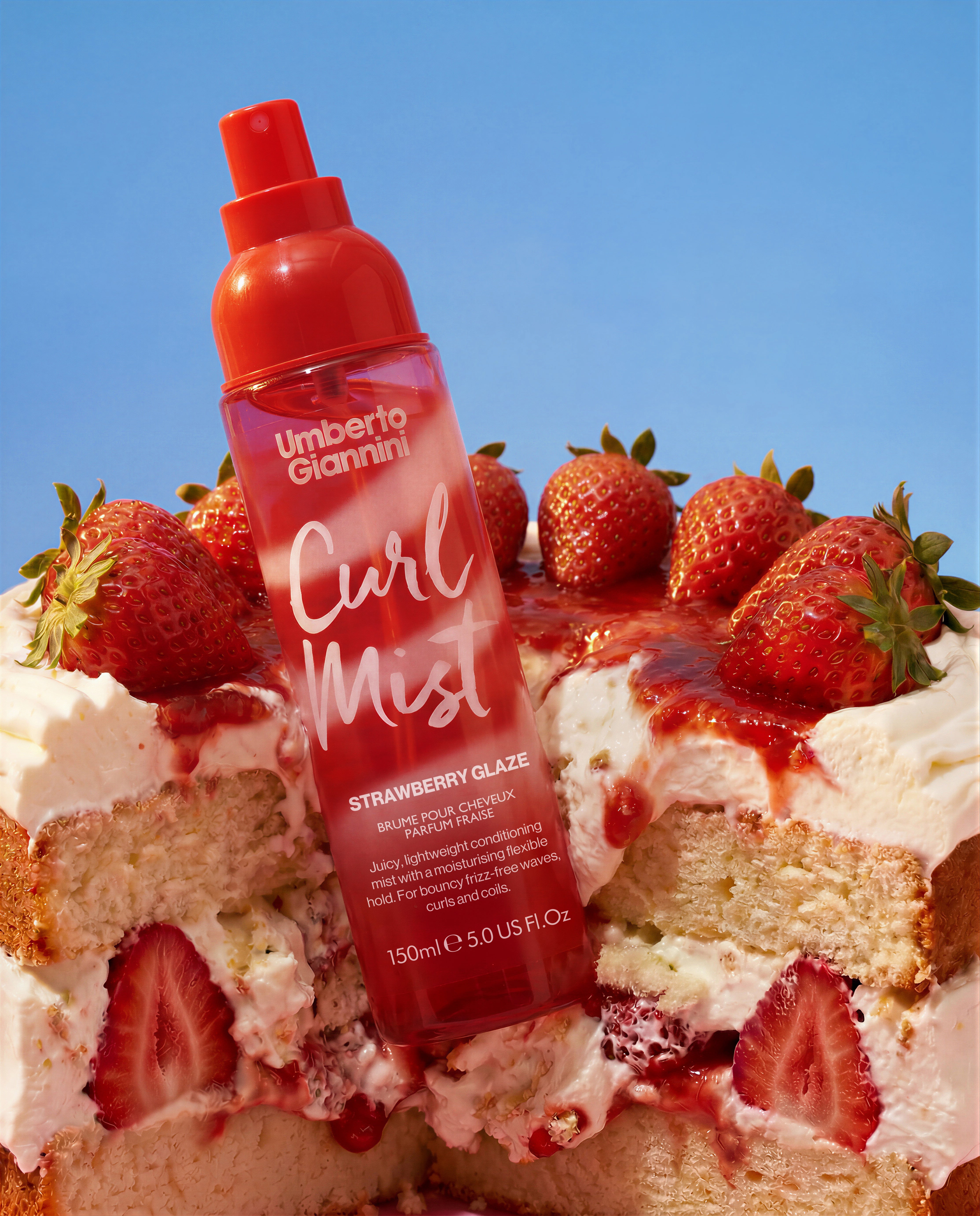 Umberto Giannini Curl Jelly Strawberry Glaze Curl Mist