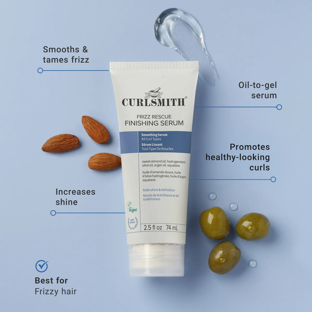 Curlsmith Frizz Rescue Finishing Serum