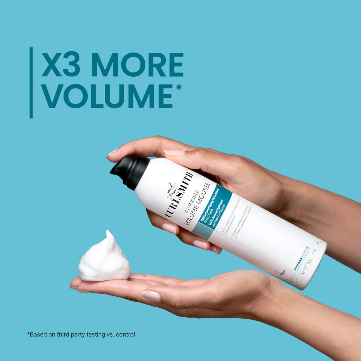 Curlsmith Invincible Volume Mousse