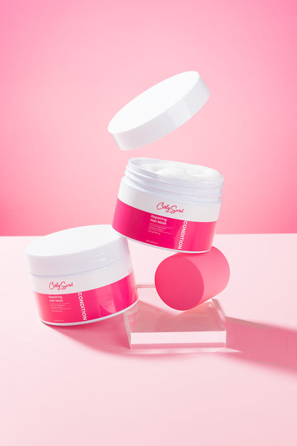 Curly Secret proteininė plaukų kaukė pažeistiems plaukams