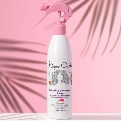 Rizos Curls Refresh & Detangle purškliklis, garbanų atšviežinimui ir išpainiojimui