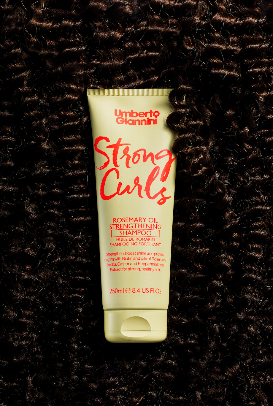Umberto Giannini Strong Curls Rosemary Oil Shampoo 