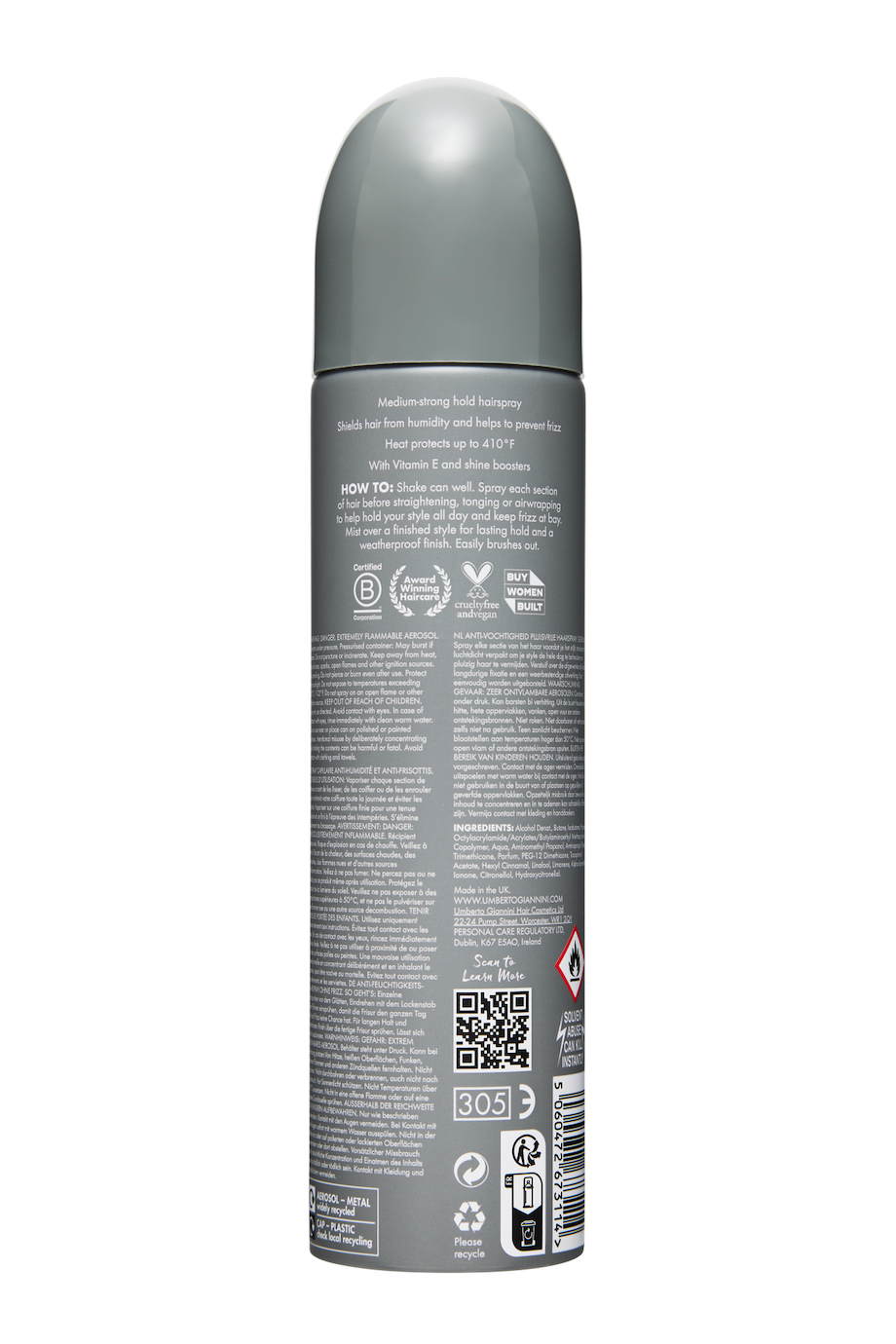 Umberto Giannini Weatherproof Frizz Anti-Humidity Hairspray