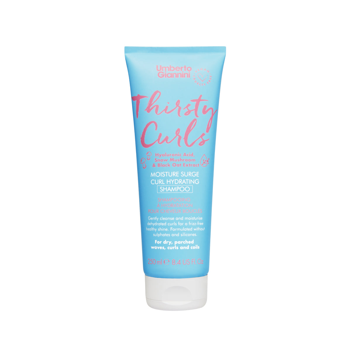 Umberto Giannini Thirsty Curls Moisture Surge Curl Hydrating Shampoo