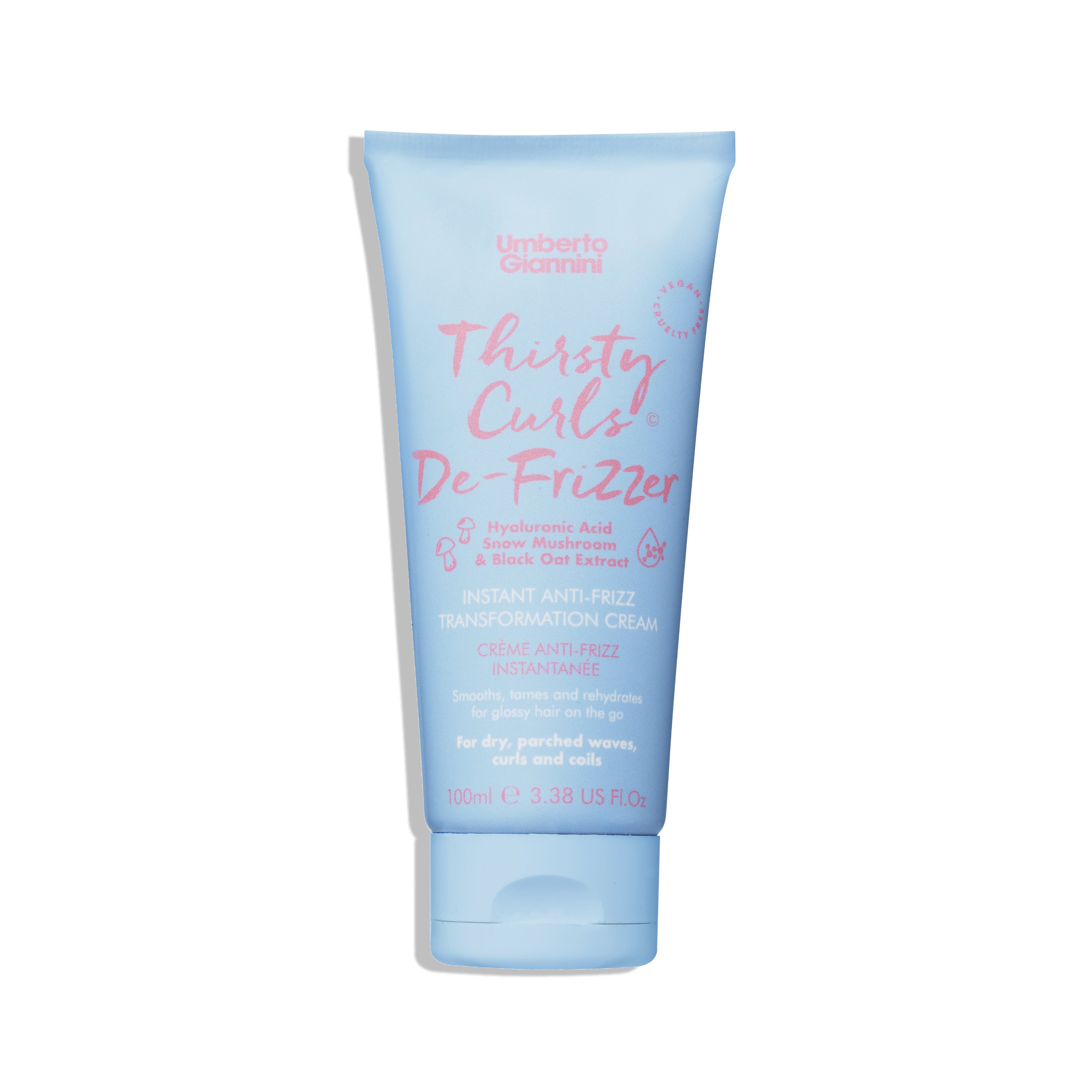 Umberto Giannini Thirsty Curls De-Frizzer Instant Anti-Frizz Transformation Cream