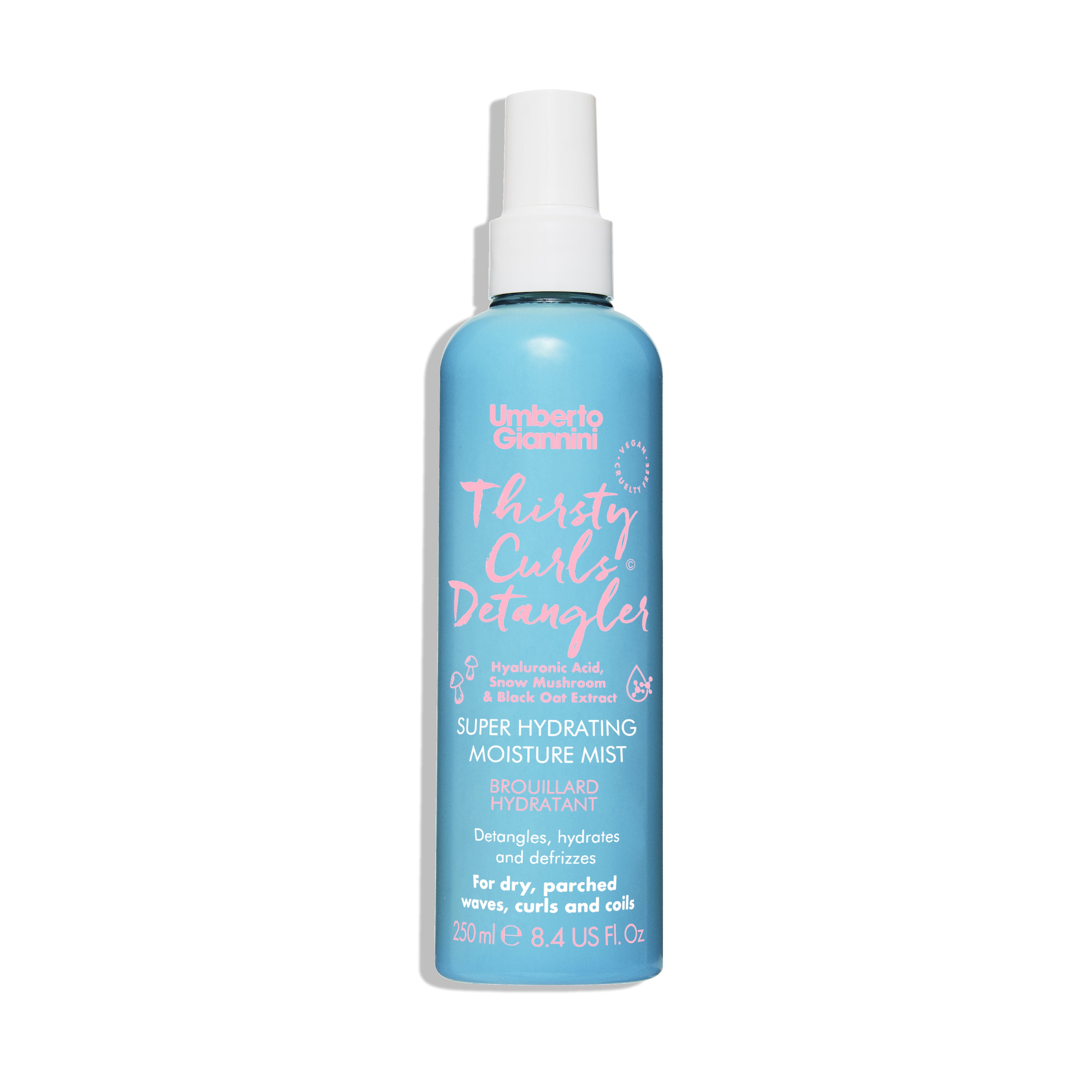 Umberto Giannini Thirsty Curls Detangler Super Hydrating Moisture Mist