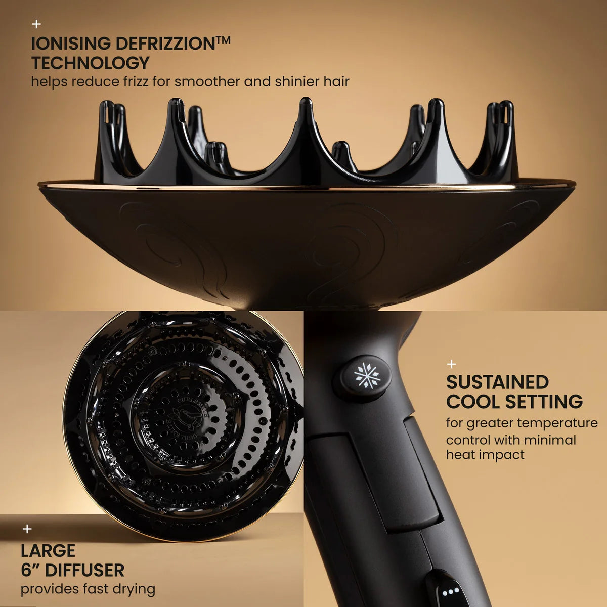 Curlsmith Defrizzion Travel Edition Dryer