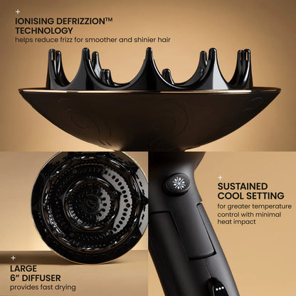 Curlsmith Defrizzion Travel Edition Dryer