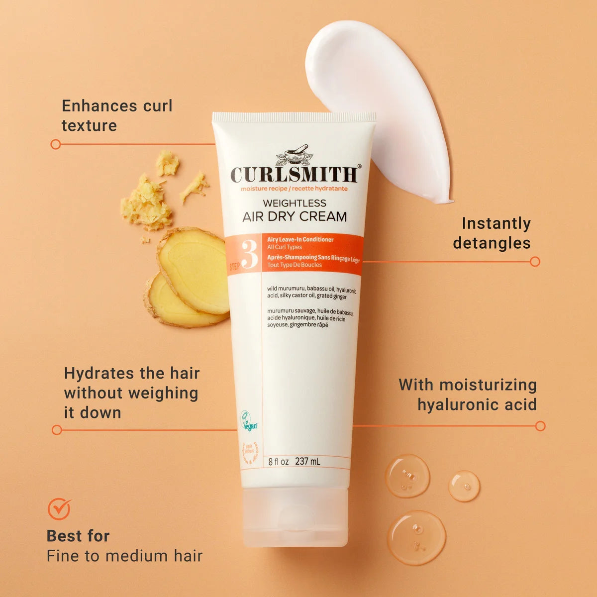 Curlsmith Weightless Air Dry Cream