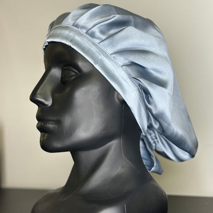 Adjustable silk bonnet
