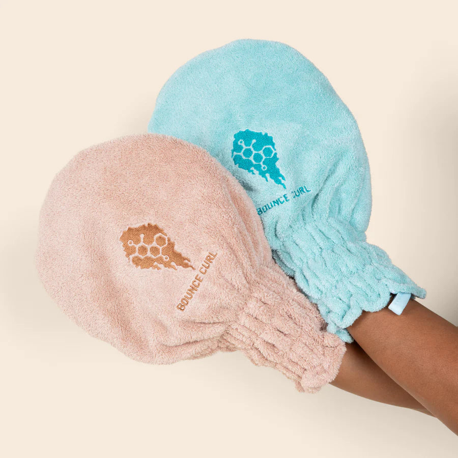 Bounce Curl Hair Drying Mittens