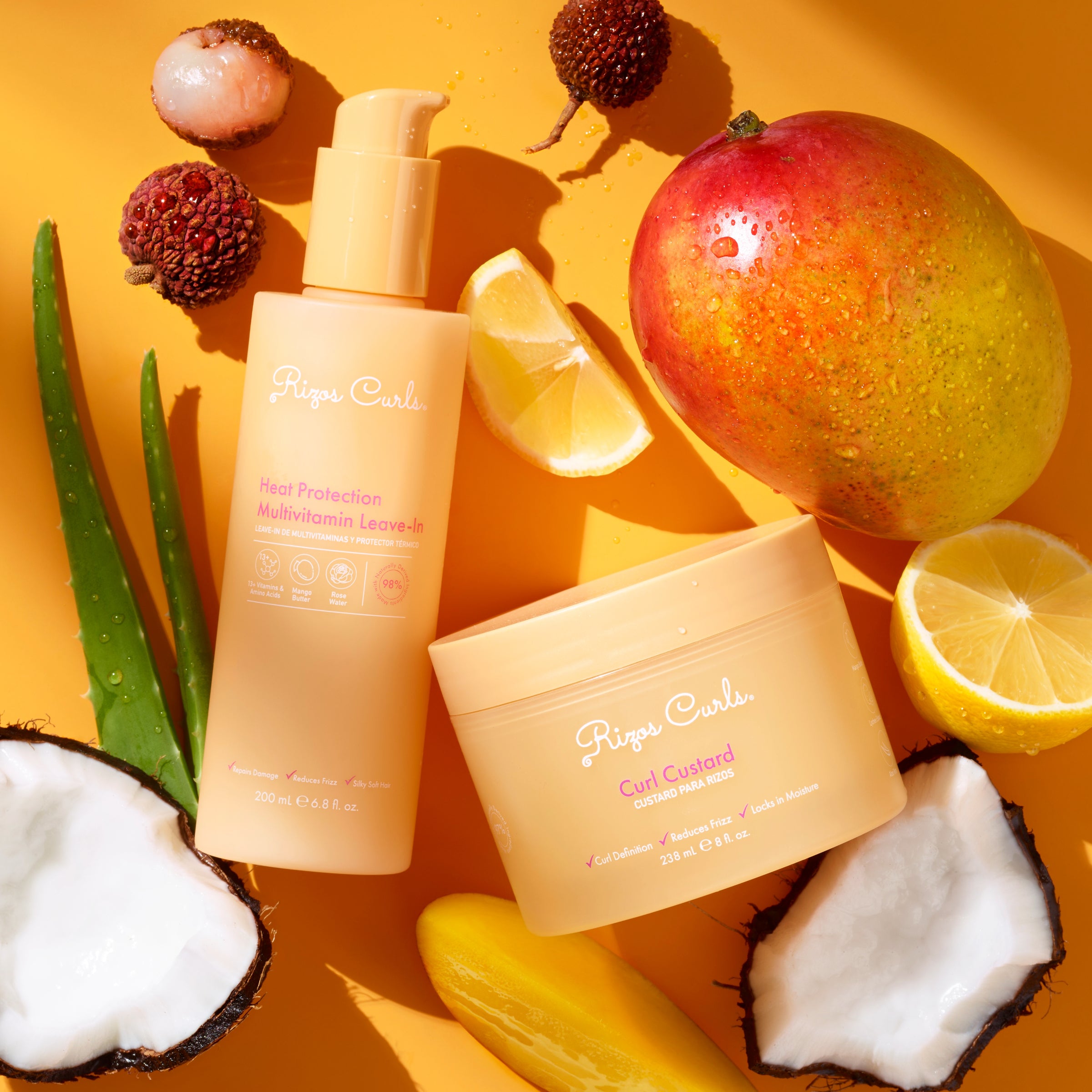 Rizos Curls Heat Protection Multivitamin Leave-In
