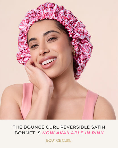 Bounce Curl Reversible Satin Hair Bonnet