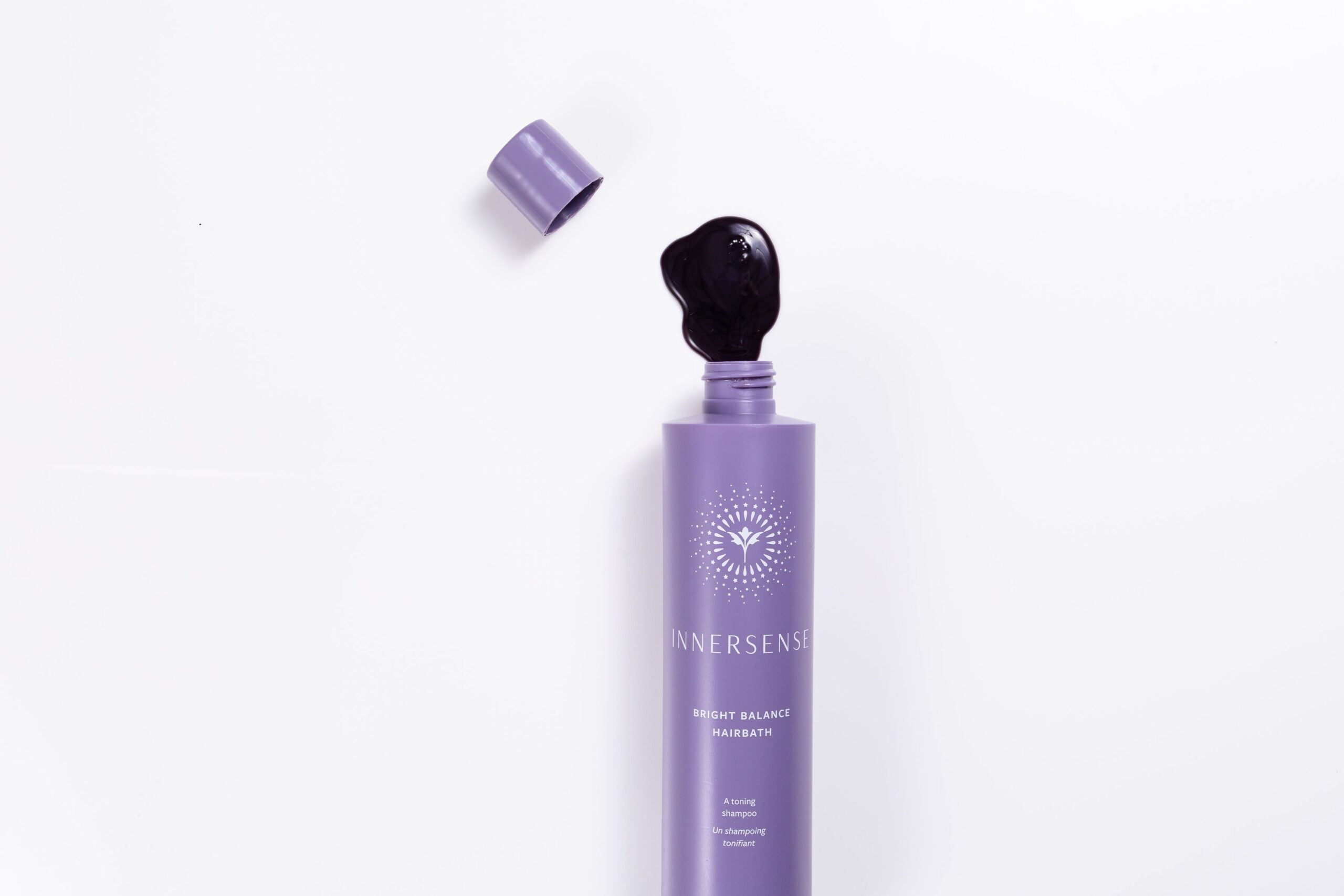 Bright + Balanced violetinis šampūnas